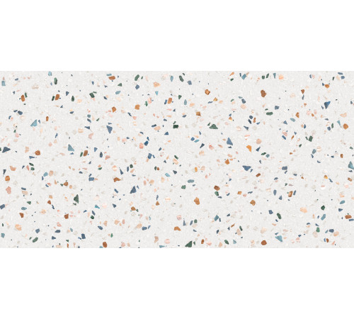 Керамогранит Delacora D12047M Arts Color 60x120 белый матовый под терраццо