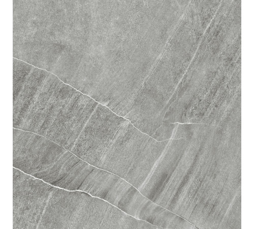 Керамогранит New Trend D60204M Rock Steel 60x60 серый матовый / карвинг под камень
