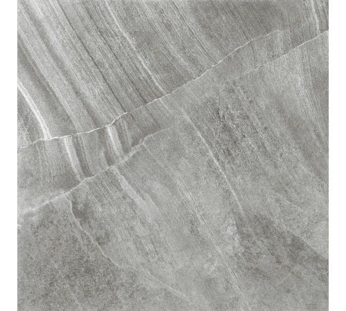 Керамогранит New Trend D60204M Rock Steel 60x60 серый матовый / карвинг под камень
