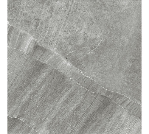 Керамогранит New Trend D60204M Rock Steel 60x60 серый матовый / карвинг под камень