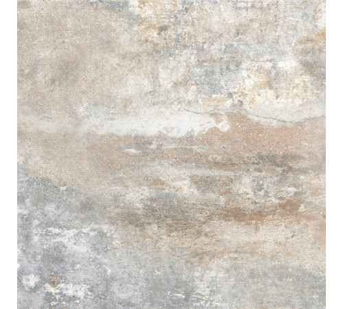 Керамогранит New Trend D60220M Сentro Color 60x60 бежевый / серый матовый / карвинг под металл
