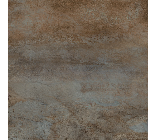 Керамогранит Alma Ceramica GFU04OXD40R Oxide 60x60 голубой / коричневый сахарный под металл