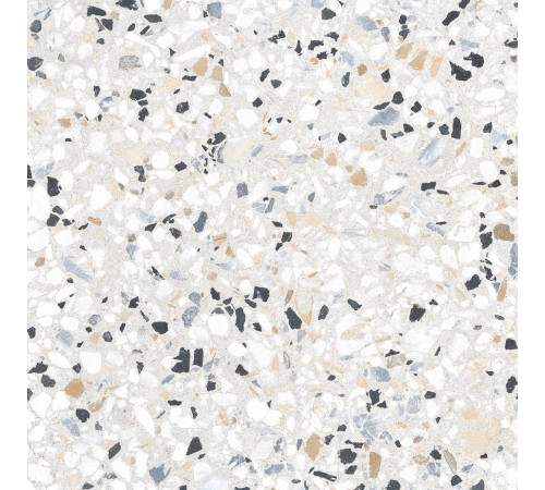 Керамогранит Alma Ceramica GFU6060TRZ07L Terrazzo 60x60 белый / бежевый лаппатированный под камень / терраццо
