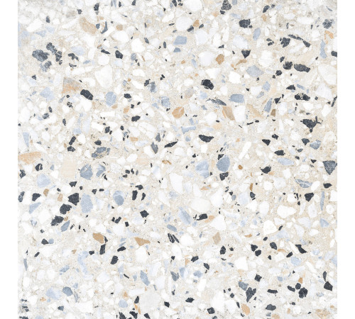 Керамогранит Alma Ceramica GFU6060TRZ07L Terrazzo 60x60 белый / бежевый лаппатированный под камень / терраццо