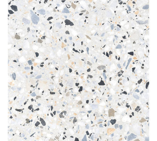 Керамогранит Alma Ceramica GFU6060TRZ07L Terrazzo 60x60 белый / бежевый лаппатированный под камень / терраццо