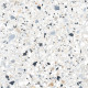 Керамогранит Alma Ceramica GFU6060TRZ07L Terrazzo 60x60 белый / бежевый лаппатированный под камень / терраццо