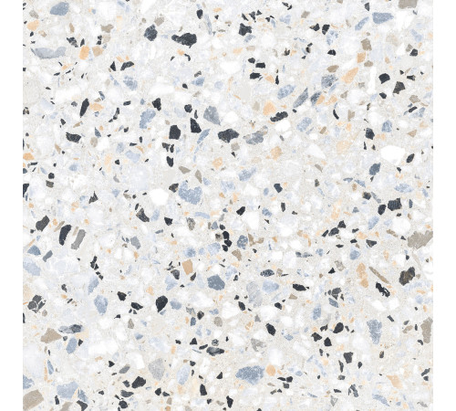 Керамогранит Alma Ceramica GFU6060TRZ07L Terrazzo 60x60 белый / бежевый лаппатированный под камень / терраццо