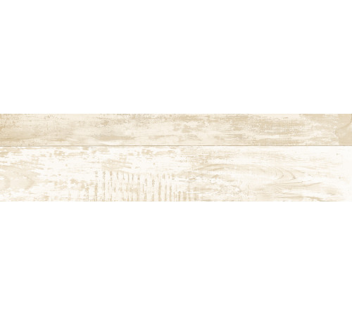 Керамогранит New Trend GP1560SHA01 Shabby Crema 15.1x60.2 бежевый / белый матовый / рельефный под дерево