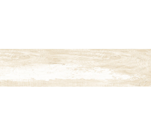 Керамогранит New Trend GP1560SHA01 Shabby Crema 15.1x60.2 бежевый / белый матовый / рельефный под дерево