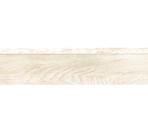 Керамогранит New Trend GP1560SHA01 Shabby Crema 15.1x60.2 бежевый / белый матовый / рельефный под дерево