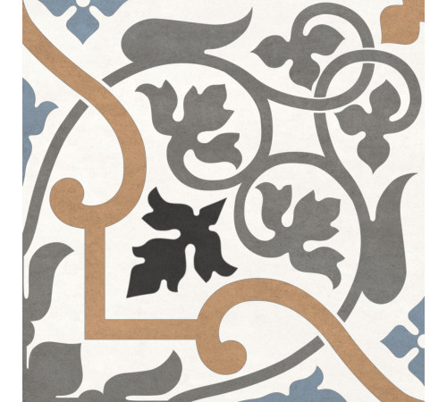 Керамогранит New Trend GP2020DMX31 Design Art Mix 1 20x20 микс матовый с орнаментом