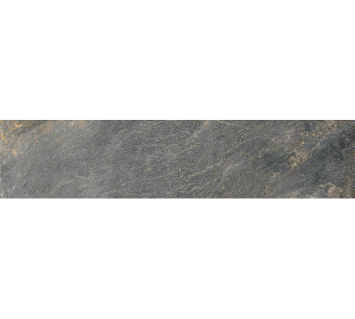 Керамогранит Delacora GP2090SNN25L Santorini Graphite 20x90 графит лаппатированный / рельефный под камень