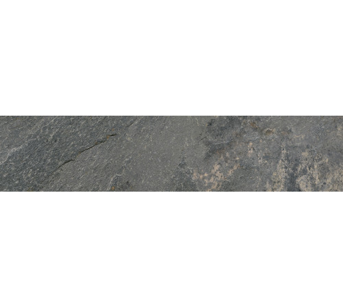 Керамогранит Delacora GP2090SNN25L Santorini Graphite 20x90 графит лаппатированный / рельефный под камень