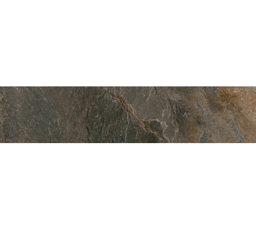 Керамогранит Delacora GP2090SNN31L Santorini Bronze 20x90 коричневый лаппатированный / рельефный под камень