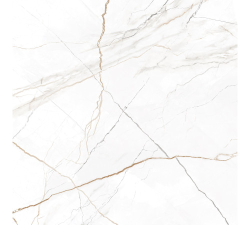 Керамогранит New Trend GP40SAM00L Sanremo White 60x60 белый лаппатированный под мрамор
