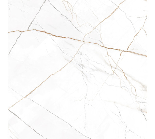 Керамогранит New Trend GP40SAM00L Sanremo White 60x60 белый лаппатированный под мрамор