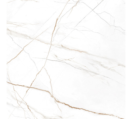 Керамогранит New Trend GP40SAM00L Sanremo White 60x60 белый лаппатированный под мрамор