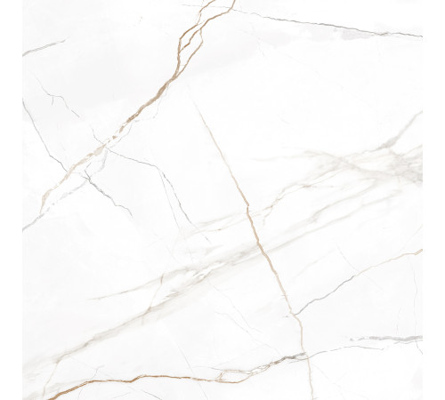 Керамогранит New Trend GP40SAM00L Sanremo White 60x60 белый лаппатированный под мрамор