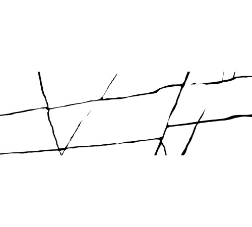 Плитка настенная Chicago White Rock WT11CHR00 200x600x7.5 Глянцевая