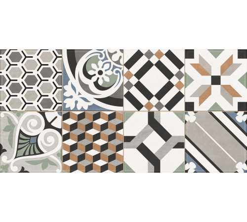 Плитка настенная Design Art Mix 1 WT36DST55 300x600x9 Матовая