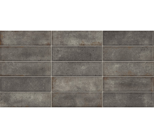 Плитка настенная Elbrus Brick Graphite WT36ELR17 300x600x9 Матовая