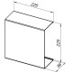 Полка Aquanet Магнум 25x25 черная матовая, квадрат