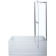 Шторка на ванну Aquanet SG-1200, прозрачное стекло