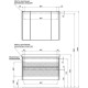 Мебель для ванной Aquanet Гласс 100 белый