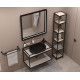 Зеркало Allen Brau Liberty 70 1.330013.BB черный браш