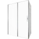Душевой уголок Allen Brau Priority 140x80 3.31010.00 + 3.31013.00 хром