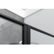 Душевой уголок Allen Brau Priority 100x80 3.31030.BBA + 3.31042.BBA черный браш