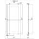 Полотенцесушитель электрический Allen Brau Infinity 100x44 с рейлингом 2.0 и креплением, медь браш