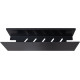 Полка Aquanet Магнум 40x12 черная матовая