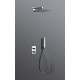 Душевой комплект Allen Brau Infinity 5.21016-00 (с внутренней частью, 2 выхода) хром