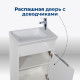Тумба под раковину Aquanet Дувр 45 белый