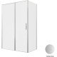 Душевой уголок Allen Brau Priority 140x80 3.31035.BA + 3.31041.BA серебро браш