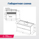 Тумба под раковину Aquanet Алвита 100 серый антрацит
