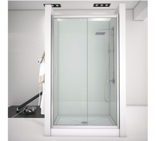 Душевая дверь Aquanet Alfa NAA6121 160, прозрачное стекло