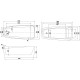 Акриловая ванна Aquanet Family Trend 170x78 90778-MW