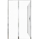Душевой уголок Allen Brau Priority 120x100 3.31007.00 + 3.31019.00 хром