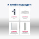 Тумба под раковину Aquanet Алвита New 80 1 ящик, 2 дверцы, белый матовый