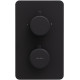 Смеситель для ванны Allen Brau Priority 5.31213-31 (с внутренней частью, 2 выхода) черный матовый