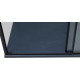 Душевая дверь Aquanet Pleasure Evo 140 AE65-N140-BT профиль черный, прозрачное стекло