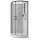 Душевая кабина Aquanet Passion EVO R Black 80x80