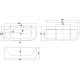 Акриловая ванна Aquanet Family Elegant A 180x80 3805-N-MW