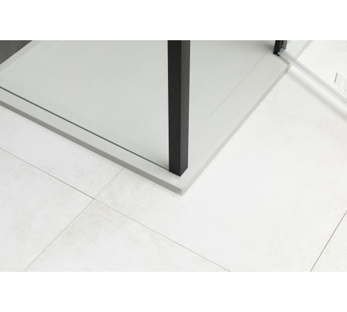Душевой уголок Allen Brau Priority 100x90 3.31030.BBA + 3.31045.BBA черный браш