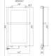 Полотенцесушитель электрический Allen Brau Infinity 80x44 с рейлингом 2.0 и креплением, медь браш