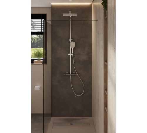 Душевая перегородка Allen Brau Infinity 1 120 3.21020.BA.T серебро браш