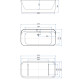 Акриловая ванна Allen Brau Infinity 1 170x80 2.21001.20/AM