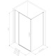Душевой уголок Allen Brau Priority 100x90 3.31030.BBA + 3.31045.BBA черный браш